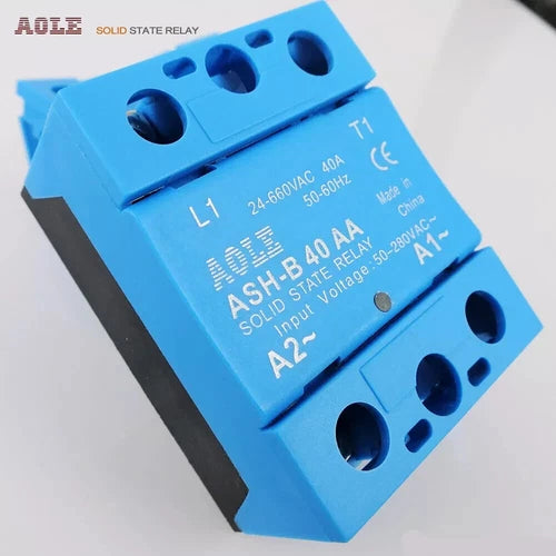 1X  ASH-B 40AA wide voltage 220V 380V 660VAC Single-phase 40A solid state relay