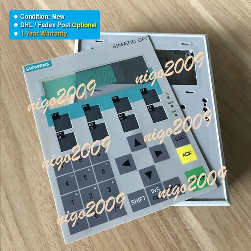 1SET Fit for Plastic Cover+Membrane  SIMATIC OP7 OEM DESIGN 6AV3607-5BB00-0AE0