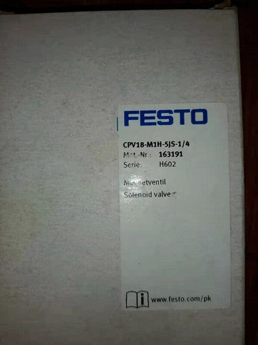 1 PCS FESTO 163191CPV18-M1H-5JS-1/4 solenoid valve