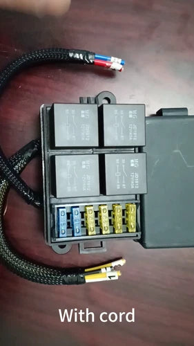 With 4 relay terminals Line retrofit engine compartmen 40A Automobile safety box