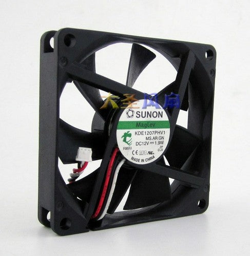 SUNON 7015 7cm DC 12V 1.9W KDE1207PHV1 70*70*15MM 3-Wire Cooling Fan