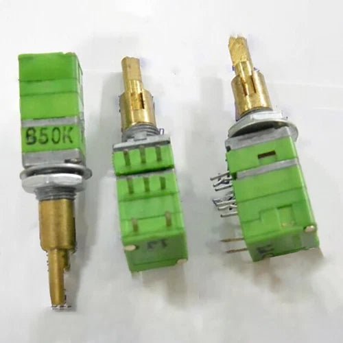 Qty:2pc  Precision Potentiometer Dual Shaft B50K with Switch Shaft RD912DSF-20