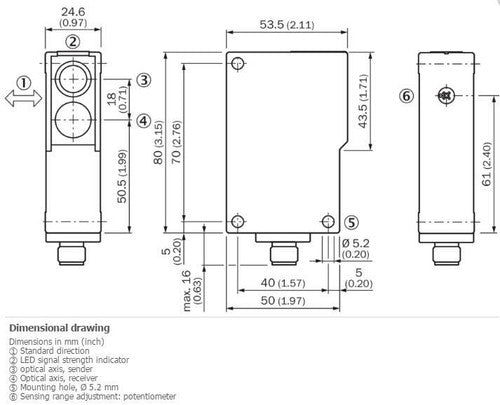 SICK WT27L-2F430 Photoelectric Proximity Sensor PNP