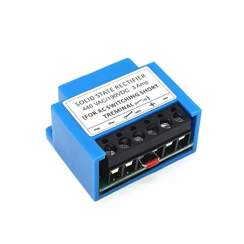 1X half wave brake rectifier module SOLID STATE RECTIFIER 440VAC/190VDC 3Amp