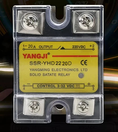 1X YHD2220D 20A Single phase SSR DC controlled DC DC-DC solid state relay