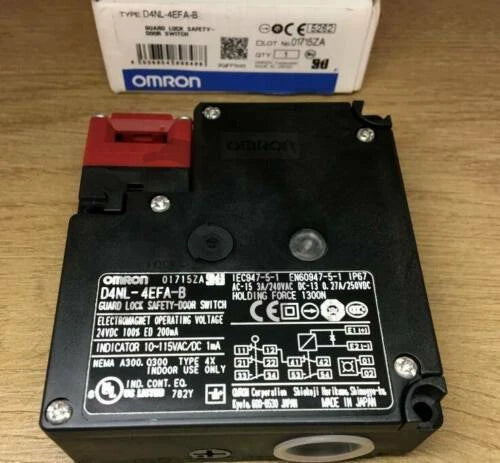 1PCS  FOR  electromagnetic lock safety door switch  D4NL-4EFA-B