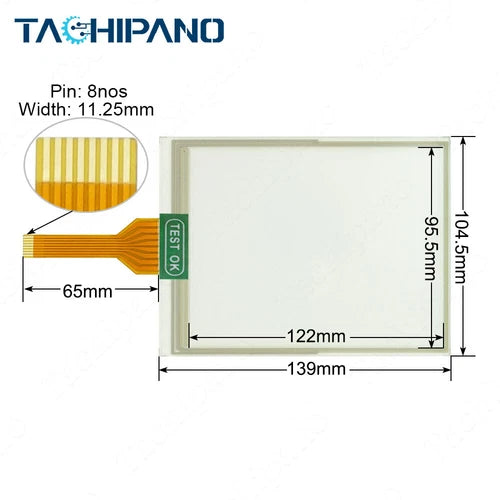 1SET  EA7-S6M-R EA7-S6M-RC EA7-S6M-R7 + Front Film EA7-S6M Touch Screen Panel