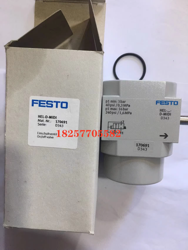 1 PCS FESTO HEL-D-MIDI 170691 ON/OFF valve