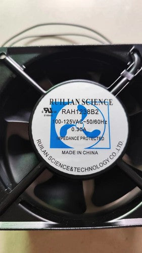 1 pcs RUILIAN SCIENCE Fan RAH1238B2 AC 100V-125V 2 Wire 120×120×38mm 7-leaf