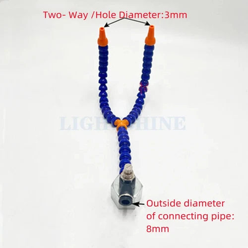Magnetic Base SingleDouble Head Regulating Machine Cooling Blowpipe Nozzle 300mm