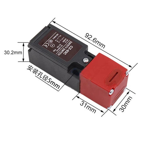 1PC  For   Safety Door Switch Limit Travel Micro Switch with Key  CZ-93C