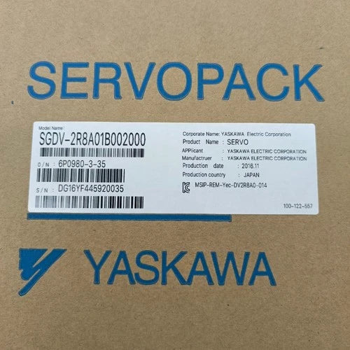 SGDV-2R8A01B002000  YASKAWA Servo Drive SGDV-2R8A01B002000