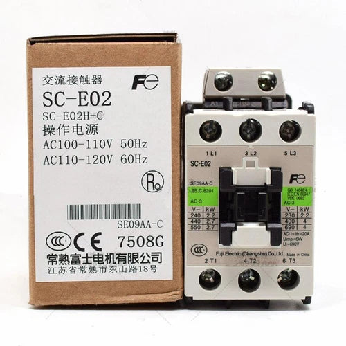 One  Fuji SC-E02 110VAC Magnetic Contactor SCE02 Free Shipping #P