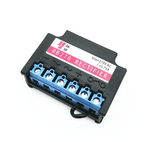 RB270 270V-0.75A (six-terminal) Motor Brake Rectifier YEJ Motor Brake Rectifier