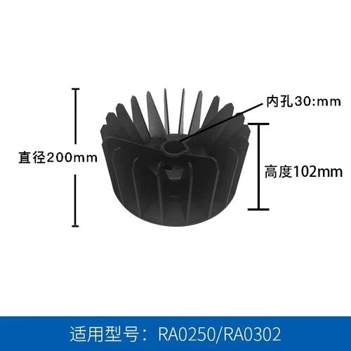 1pc  FIT FOR BUSCH vacuum pump RA0250/RA0302 cooling fan