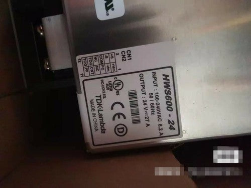 1pc TDK-LAMBDA HWS600-24 24V 27A Switching Power Supply 100-240VAC 8.2A