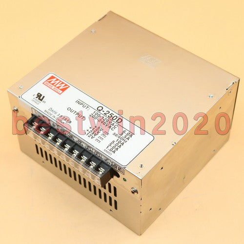 MEANWELL Q-250D 100-120V 6.0A 200-240V 3.5A  Switching Power Supply