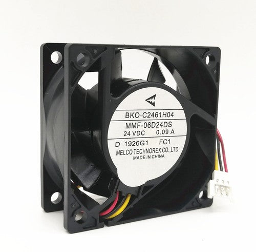 Mitsubishi Inverter Fan BKO-C2461H04 MMF-06D24DS FC1 24V 0.09A 6CM 3-wire