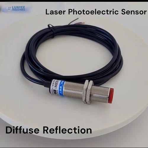 1PC  M12 NPN Laser Sensor Photoelectric Switch Infrared Visible Light Sensors