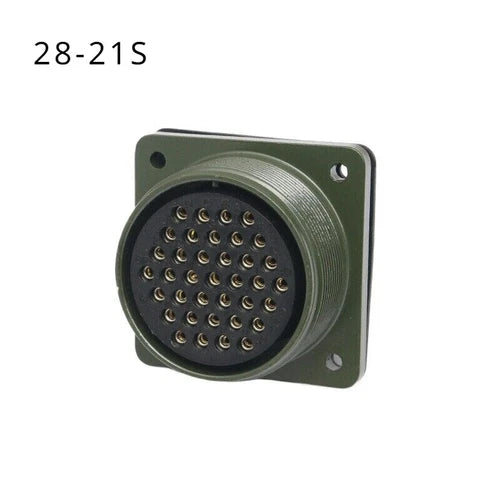 1pcs  Ation Plug Servo Connector 37pin MS5015 MS3106A-28-21P MS3102A-28-21S