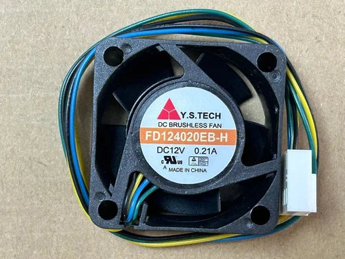Y.S.TECH FD124020EB-H fan 12V 0.21A 4pin 40*40*20mm