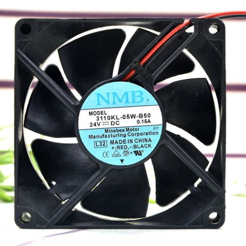 1PC   inverter industrial cooling fan 3110KL-05W-B50 24V 0.15A 8CM 8025