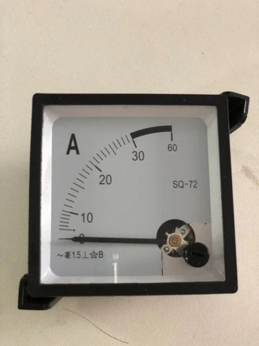 1pcs  Analog Current Ammeter Panel AMP Meter DH-72 SQ-72 Class 1.5 AC 0-30A