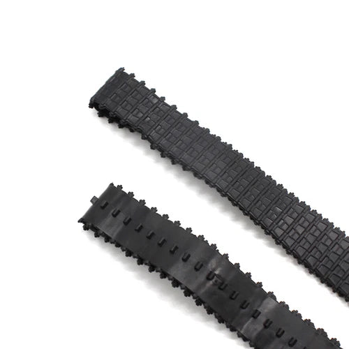 Rubber Track DIY RC Model Tank Robot Tire Track Closed Circular Black 38.5x2cm
