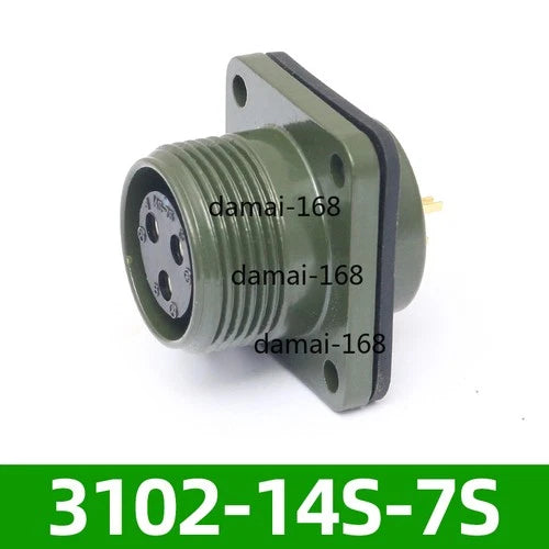 1X for  3pin Servo Connector Ation Plug MS3106A14S-7S MS3102A14S-7P