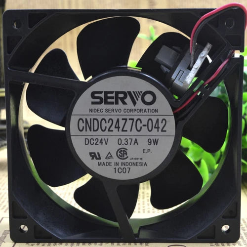 1PC  Chassis Industrial Cooling Fan  CNDC24Z7C-042 24V 0.37A 9W 12cm 12038