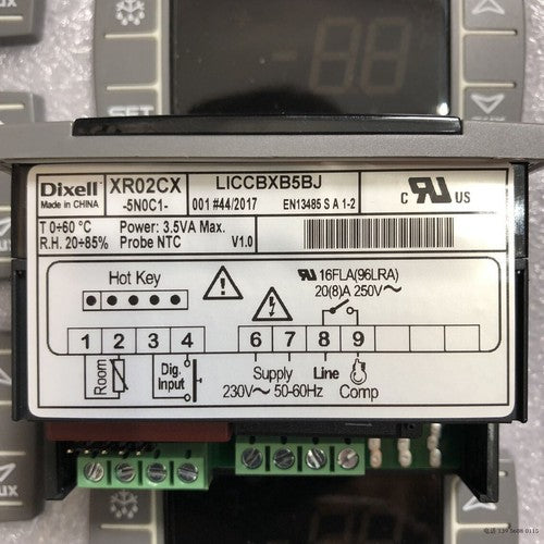 1pcs DIXELL thermostat XR02CX-5R0C1 0 ~ 60 C 20 ~ 85%