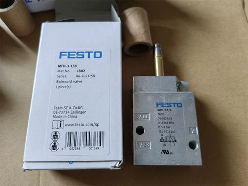 1PC  PLC Solenoid Valve MFH-3-1/8 7802