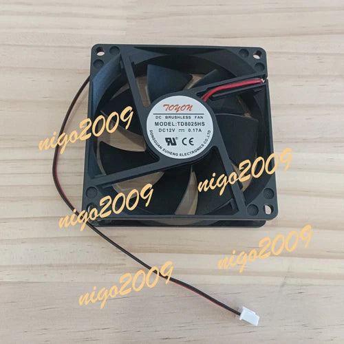 1PC host chassis cooling fan    TD8025HS 12V 0.17A 8CM 8025