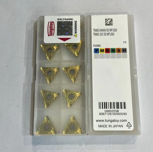 10pcs/Box Tungaloy TNMG160408-SS MPJ350 TNMG332-SS Turning Blade Carbide Inserts