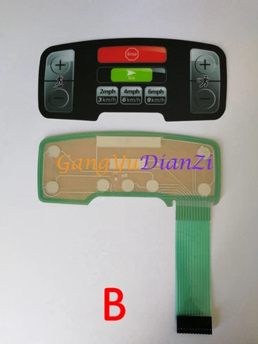 1pc  treadmill button panel Keypad membrane switch 95TE/A 95T ast S3