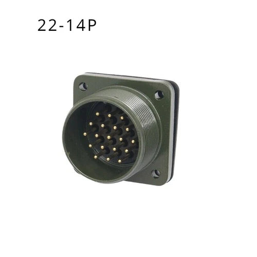 1pcs for Ation Plug Servo Connector 19pin  MS3106A-22-14S MS3102A-22-14P