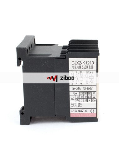 CJX2-K1210 AC Contactor 3 Pole Phase 3P +1NO Switch Ith 25A Ui 690V Coil 36V