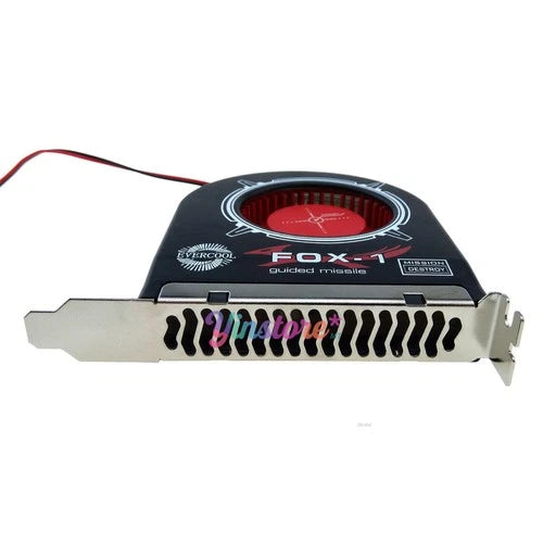 1x 42CFM PCI Slot Fan PC System Heat Air Exhaust Cooling 4-pin Power 12V 2200rpm