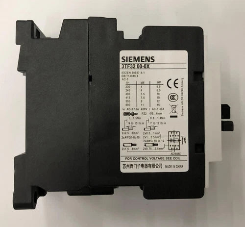 QTY:1 3TF3200-0X 24V 48V 110V 220V 380V 3TF32 AC contactor