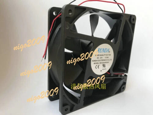 1PC  0.36A 12CM 2-wire inverter cooling fan   12038 RD12038S24H DC24V
