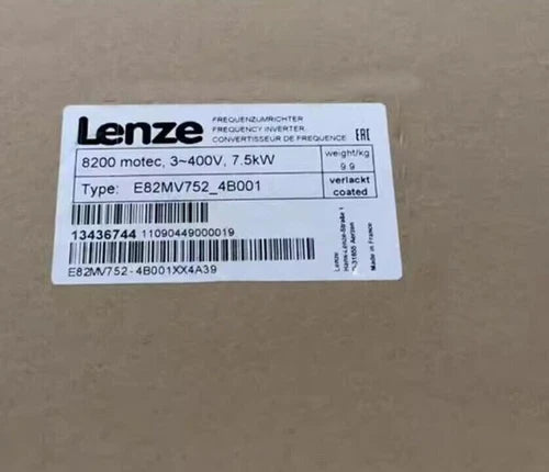 1 PC E82MV752_4B001  LENZE E82MV7524B001 Inverter 8200 motec 7.5kW