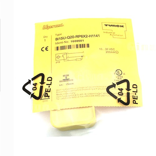 For TURCK BI15U-Q20-RP6X2-H1141 1608601 Inductive sensor PNP