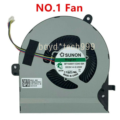 1PC for Strix ROG GL502V S5VS GL502VS Laptop CPU Cooling Fan GPU Fan Cooler
