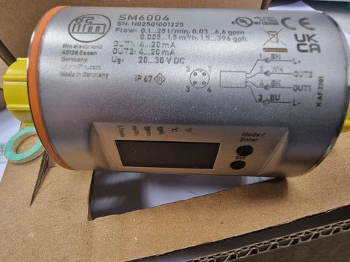 IFM SM6004 One  Flow Meter Sensor SM6004 In Box ping