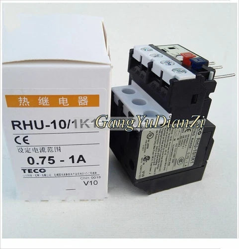1Pcs   For  thermal overload protector thermal relay   RHU-10/1K1 (0.75-1A)
