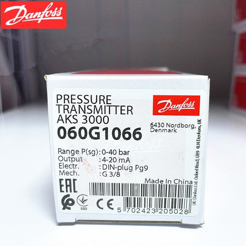 1pcs Danfoss AKS3000 060G1066 0-40bar Pressure Transmitter Sensor