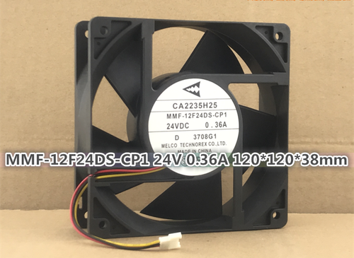 Mitsubishi FR-A800 inverter fan CA2235H25 MMF-12F24DS-CP1 24V 0.36A 12038 3-pin