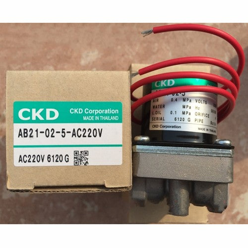 One For CKD  AB21-02-5-AC220V Solenoid Valve In Box Free Shipping