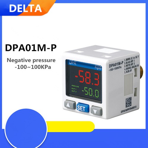 Delta Pressure Switch DPA01M-P Pressure Sensor Negative pressure -100~100KPa