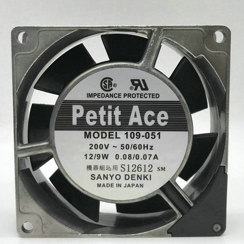 One For SANYO  109-051 Petit Ace 200V 12/9W 0.08/0.07A cooling fan